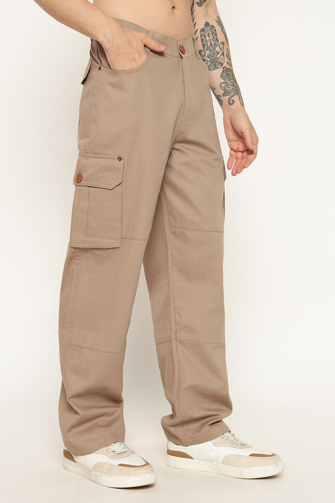 CARGO PANTS (BEIGE)