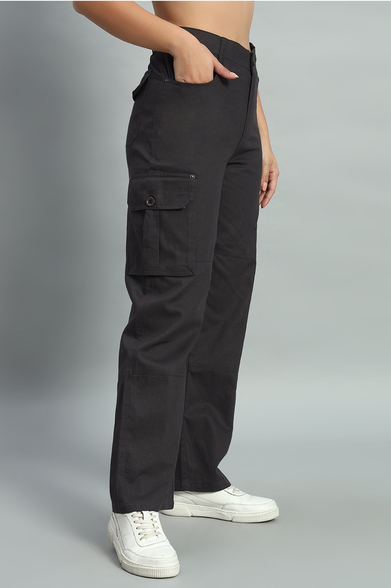 CARGO PANTS (ASH GREY)